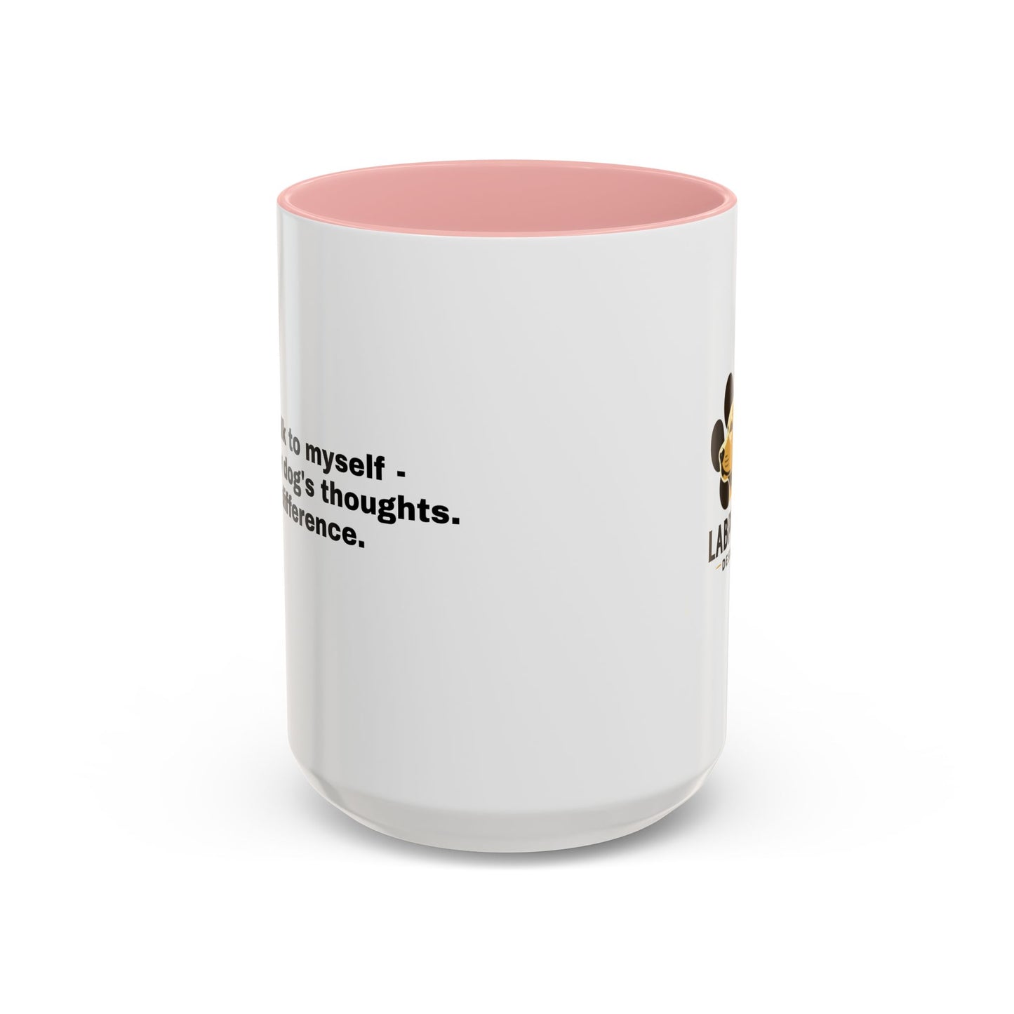 Accent Color Coffee Mug - Narrating Dog's Thoughts
