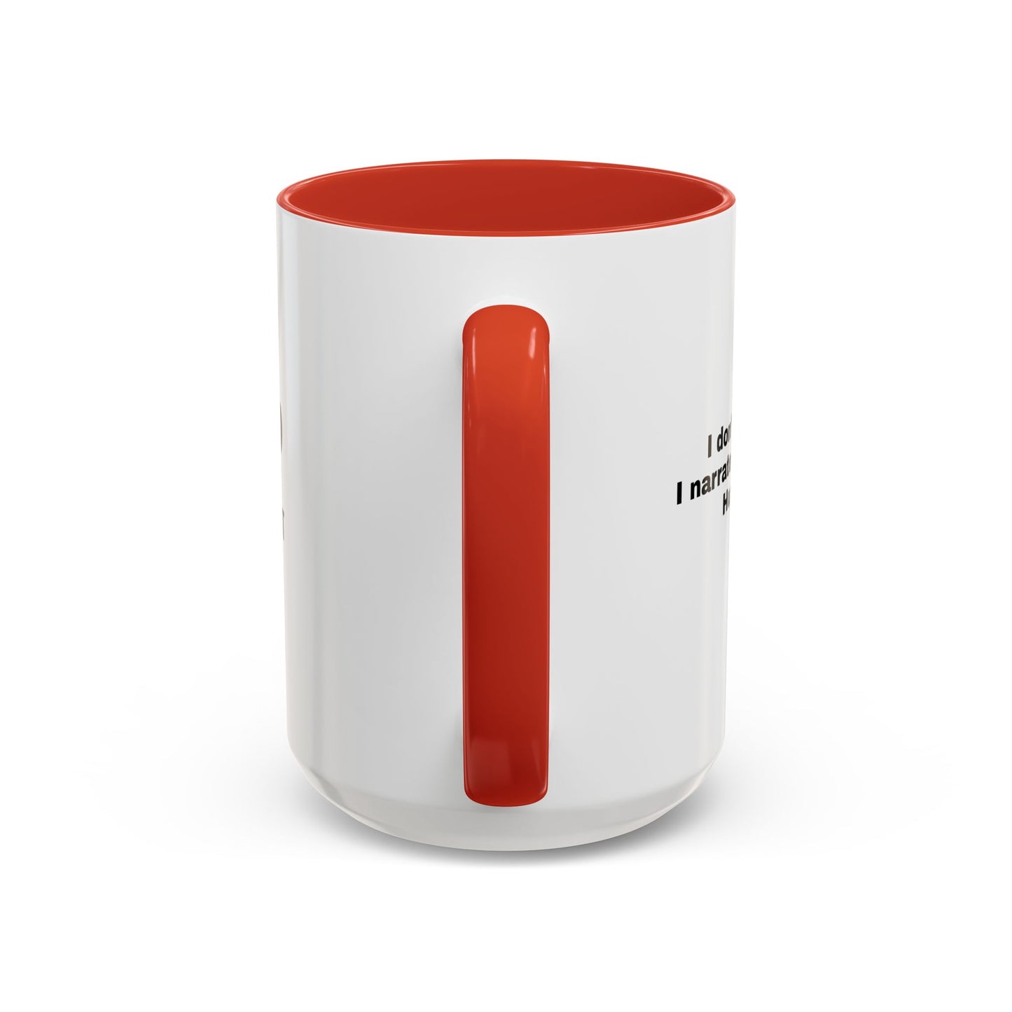 Accent Color Coffee Mug - Narrating Dog's Thoughts