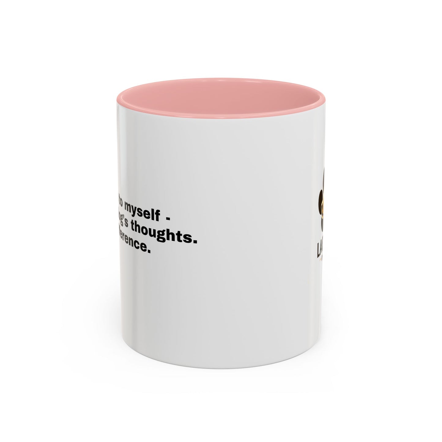 Accent Color Coffee Mug - Narrating Dog's Thoughts