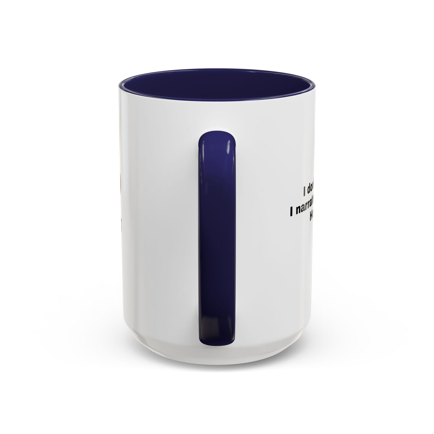 Accent Color Coffee Mug - Narrating Dog's Thoughts