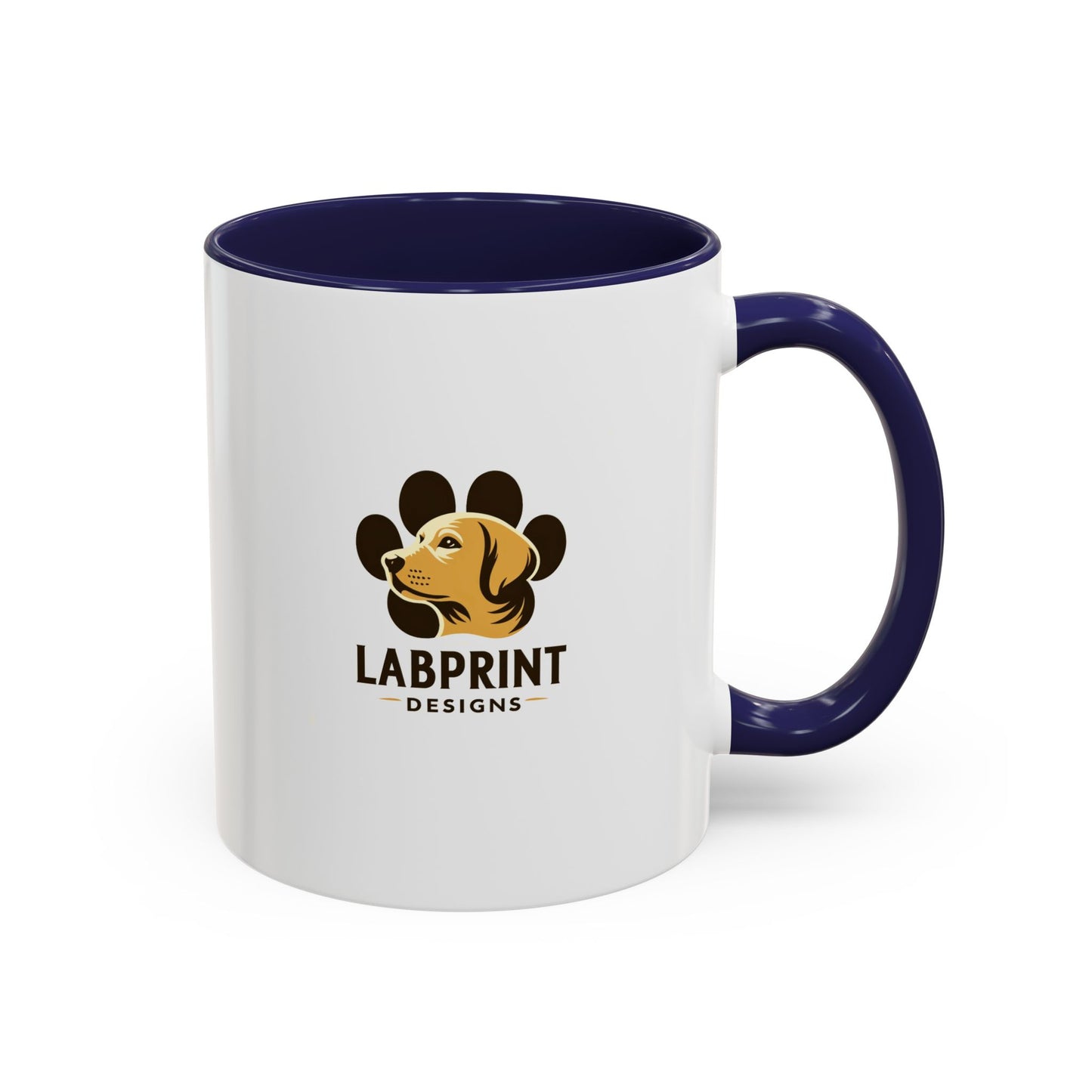 Accent Color Coffee Mug - Narrating Dog's Thoughts