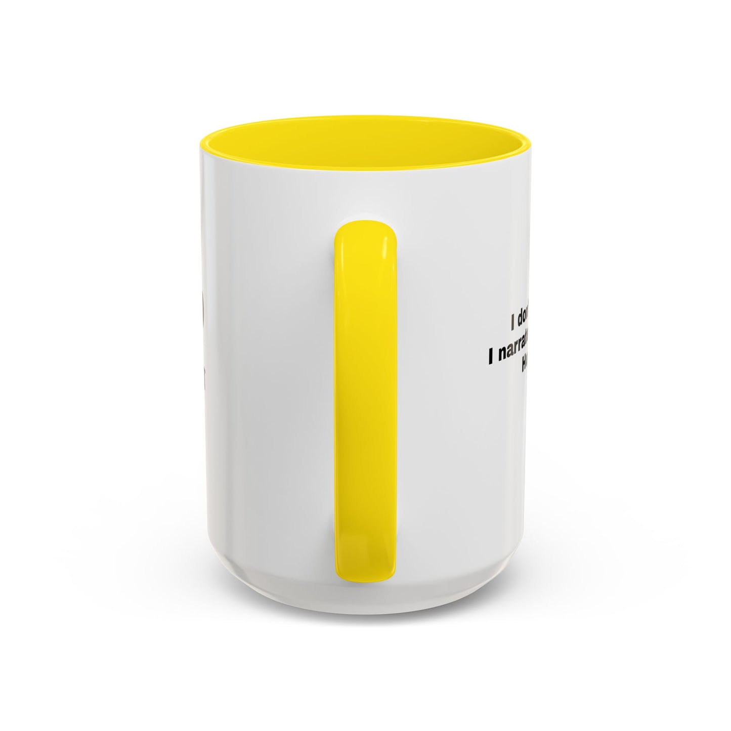 Accent Color Coffee Mug - Narrating Dog's Thoughts