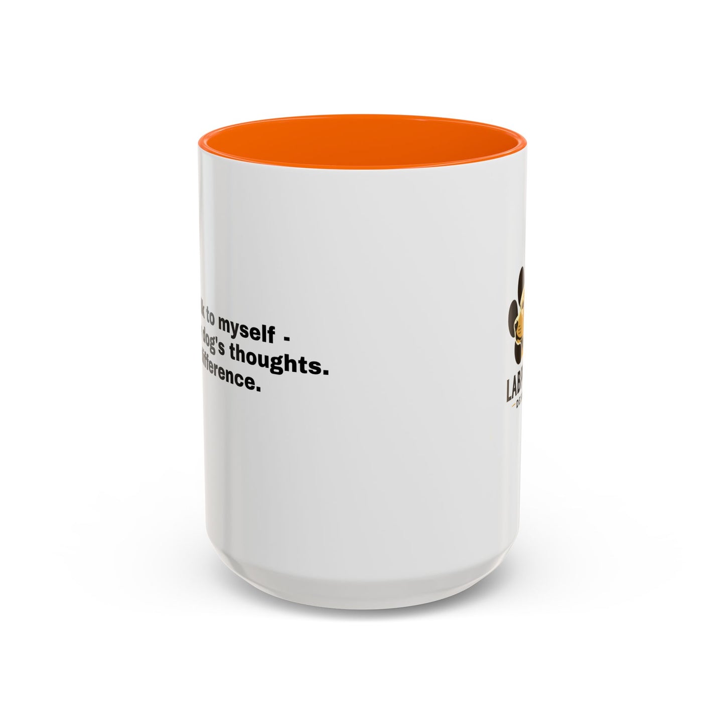 Accent Color Coffee Mug - Narrating Dog's Thoughts