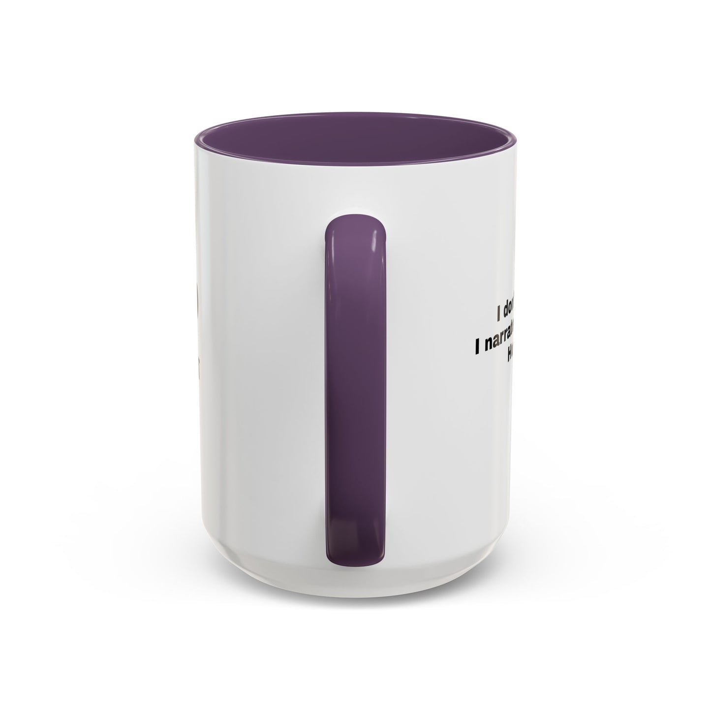 Accent Color Coffee Mug - Narrating Dog's Thoughts