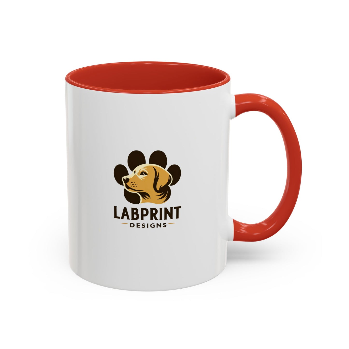 Accent Color Coffee Mug - Narrating Dog's Thoughts
